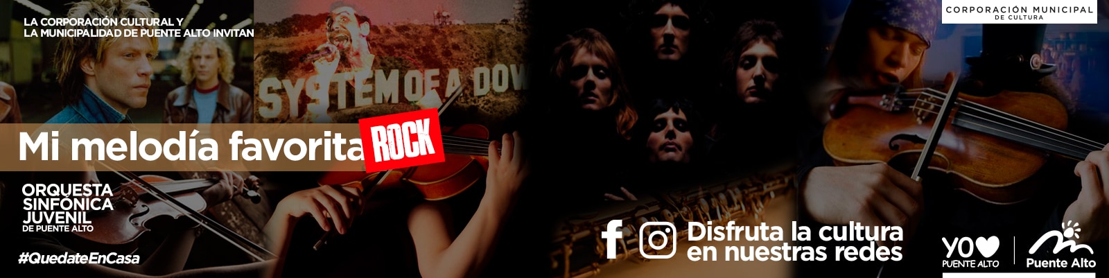 Lo mejor de la música rock se apodera de nuestras Redes Sociales.